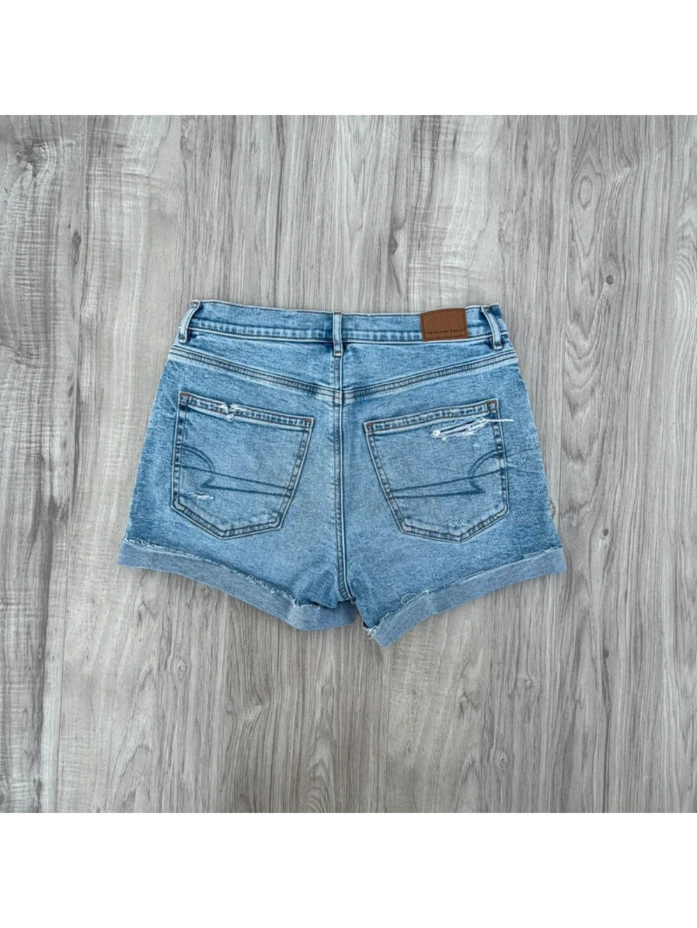 American Eagle distressed denim shorts